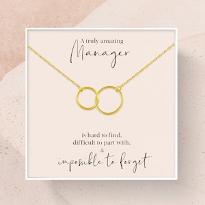 Manager Gift for Women | Leaving Gift for Manager | Retirement Gift for Manager | A Truly Amazing Manager Gift Necklace