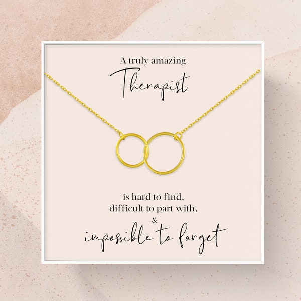 Therapist Gift | Gift for Therapist | A Truly Amazing Therapist Gift Necklace