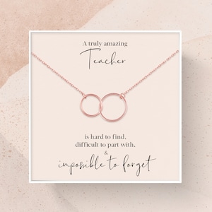 BESTSELLER Teacher Gift | Gift for Teacher Necklace | A Truly Amazing Teacher Appreciation Gift