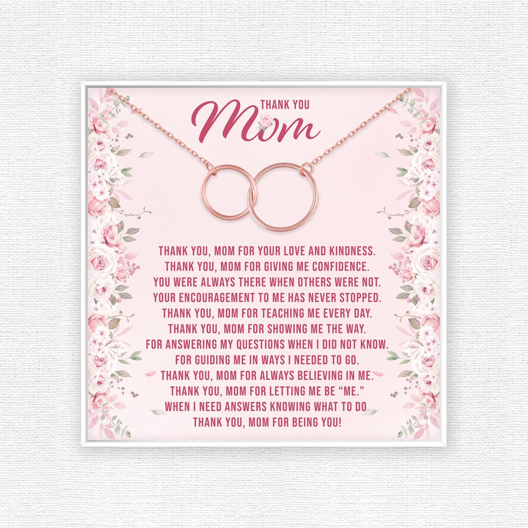 Thank You Mom | Mothers Day Gift for Mom | Mothers Day Gift From ...