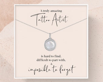 Tattoo Artist Gift for Women | Tattoo Artist Necklace | A Truly Amazing Tattoo Artist Appreciation Gift