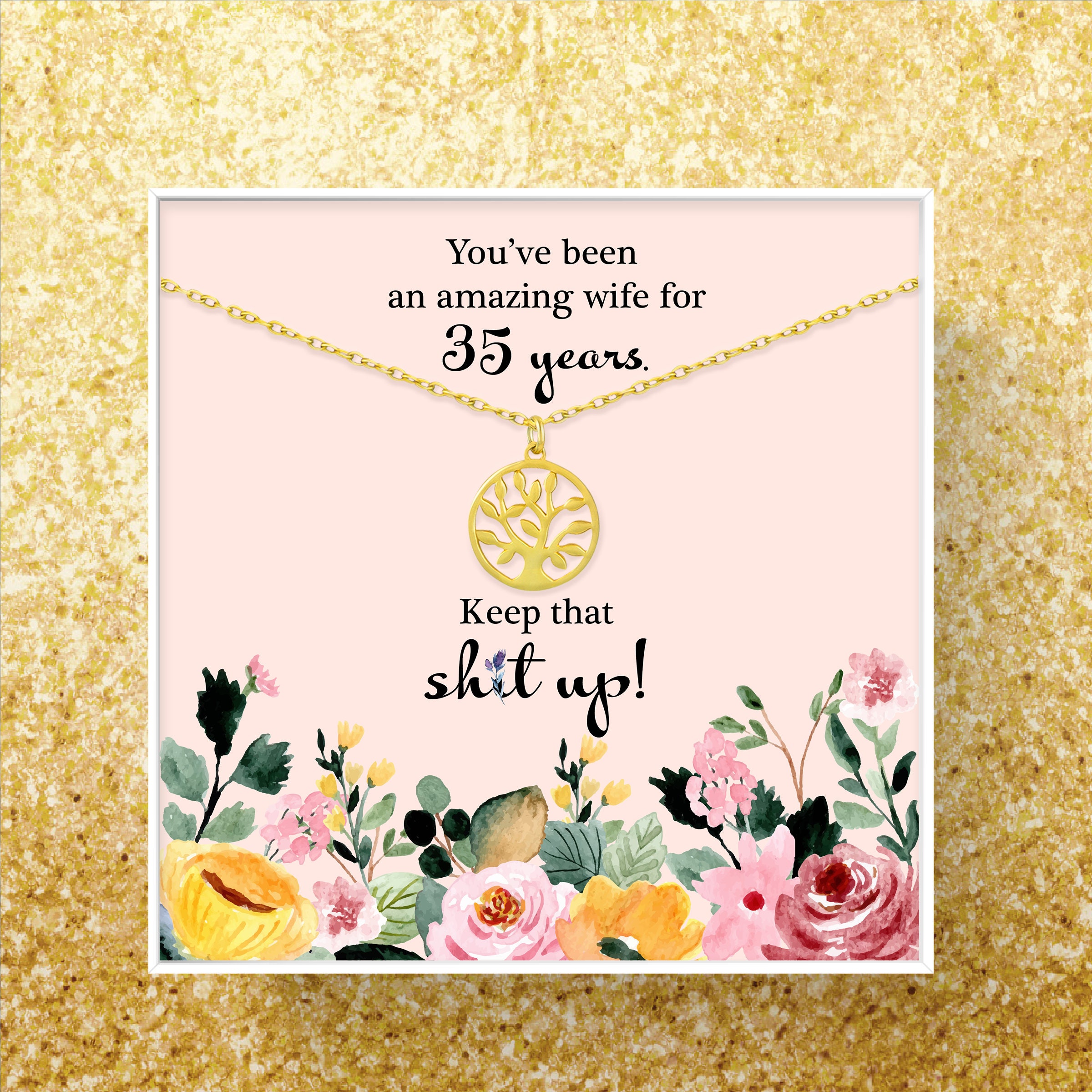 35th Anniversary Gift for Wife Funny 35th Anniversary Gift Etsy