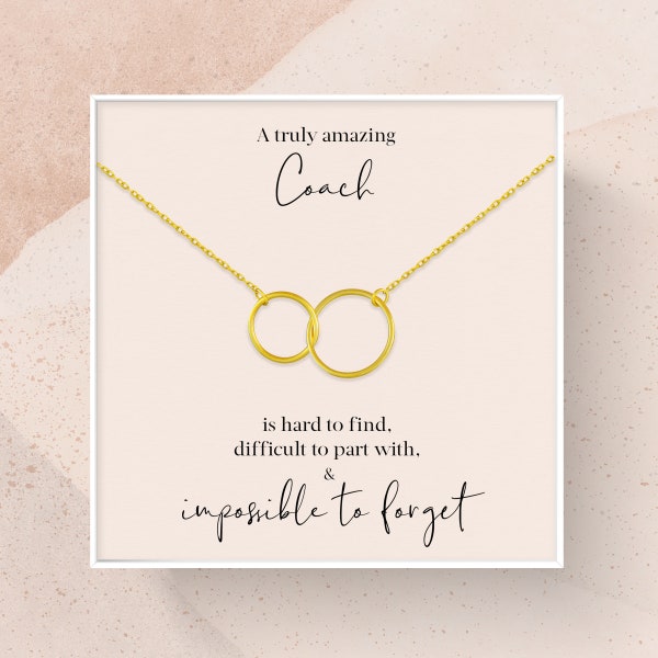 Coach Gift | Gift for Coach Necklace | A Truly Amazing Coach Appreciation Gift