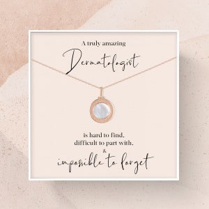 Dermatologist Gift | Gift for Dermatologist Necklace | A Truly Amazing Dermatologist Appreciation Gift