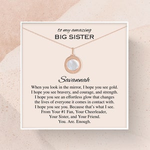 Big Sister Gift | Gift for Big Sister | Big Sister Necklace