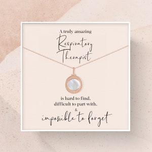 Respiratory Therapist Gift | Gift for Respiratory Therapist Necklace | A Truly Amazing Respiratory Therapist Appreciation Gift