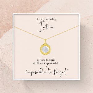 Intern Gift | Gift for Intern | Intern Appreciation Gift | A Truly Amazing Intern Necklace