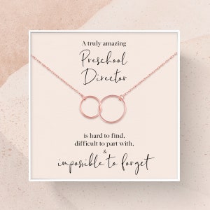 Preschool Director Gift | Gift for Preschool Director | Preschool Director Gift | A Truly Amazing Preschool Director Gift Necklace