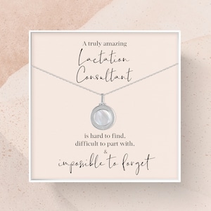 Lactation Consultant Gift for Women | Leaving Gift for Lactation Consultant | A Truly Amazing Lactation Consultant Gift Necklace