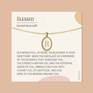 Strength Gift for Friend | Motivational Gift | Inspirational Jewelry | Be!Spoken by Emivia | BLESSED