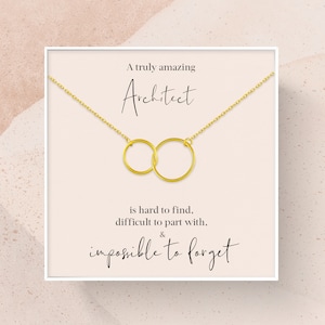 Architect Gift for Women | Leaving Gift for Architect | Retirement Gift for Architect | A Truly Amazing Architect Gift Necklace