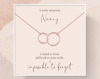 Nanny Gift | Gift for Nanny Necklace | A Truly Amazing Nanny Appreciation Gift