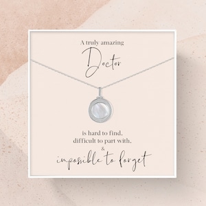 Doctor Gift | Appreciation Gift for Doctor | Gift for Doctor Necklace | A Truly Amazing Doctor Gift
