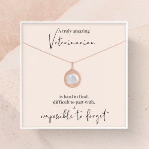 Cadeau vétérinaire | Cadeau de remerciement pour vétérinaire Collier | Un cadeau d'appréciation vétérinaire vraiment incroyable