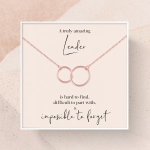 Leader Gift | Gift for Leader Necklace | A Truly Amazing Leader Appreciation Gift