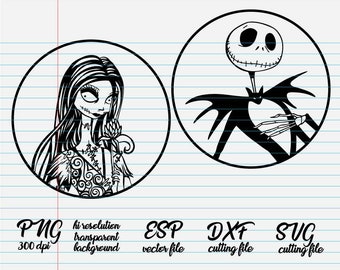 Download Jack and sally svg | Etsy