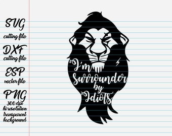 Download Lion king scar svg | Etsy