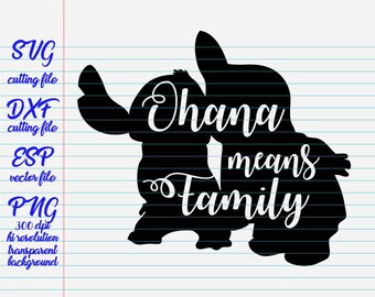 Free Free 331 Ohana Means Family Quote Svg SVG PNG EPS DXF File