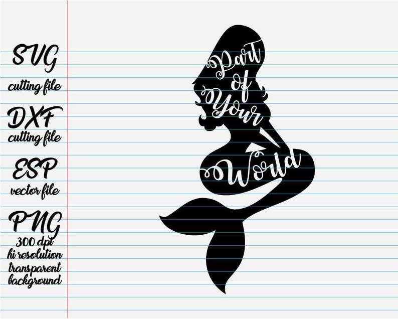 Download Part of your world / Disney Quotes /quote svg / quote | Etsy