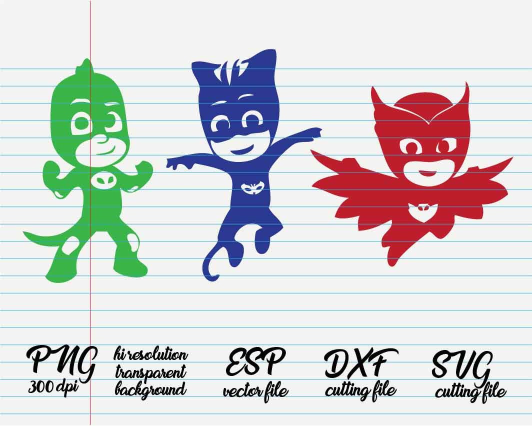 Download PJ Masks CatBoy Gekko Owlette / Disney Quotes /quote svg / | Etsy