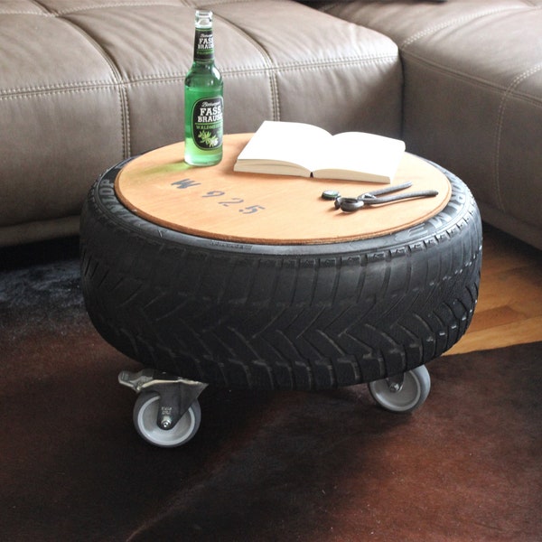 Heißer Reifen Couchtisch Beistelltisch Loft Style Tisch upcycling