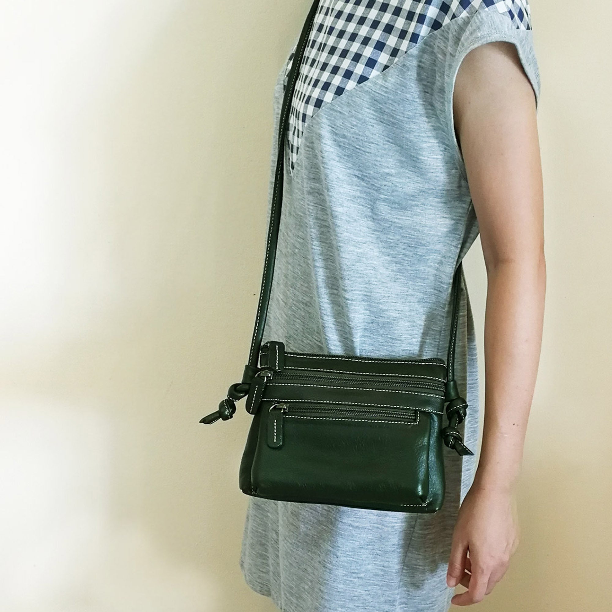 Mini Crossbody Bag Green Color FREE Express / Small Bag Etsy
