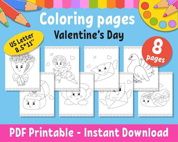 Coloring pages. Valentine's Day. Wedding coloring sheets