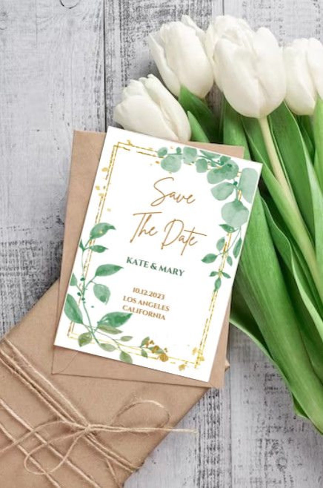 Personalized Save the Date Printable Save the Date Digital Etsy