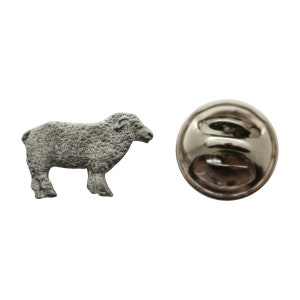 Sheep Mini Pin ~ Antiqued Pewter ~ Miniature Lapel Pin