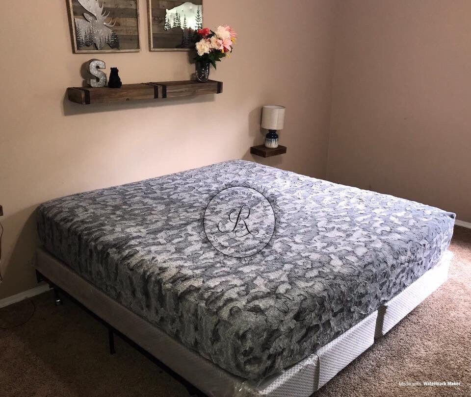 Queen or King Size Minky Fitted Sheet Etsy