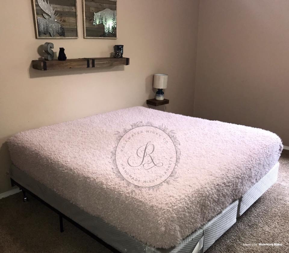 Queen or King Size Minky Fitted Sheet Etsy