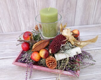 Tischgesteck Herbst Etsy