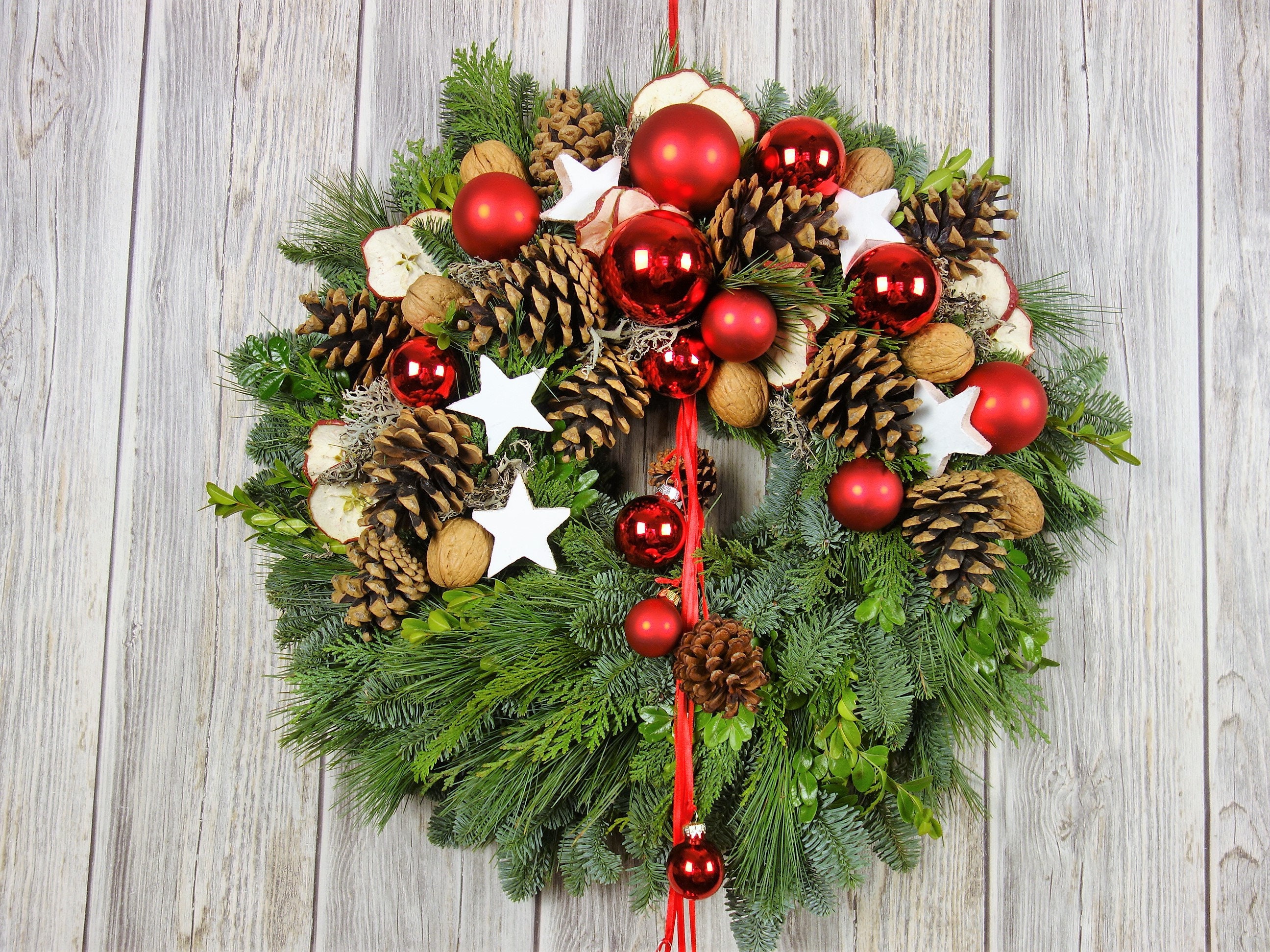 Türkranz Weihnachten Türkränze Türdeko weihnachtlich Etsy