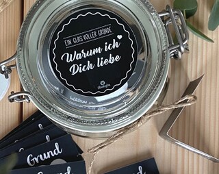 Gluecksglas Etsy.de
