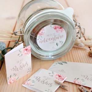 Wunschglas, Geschenk, Gästebuch zur Hochzeit
