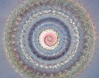 Mandala Seelenbild 005  Größe: 85,0 cm x 100,0 cm