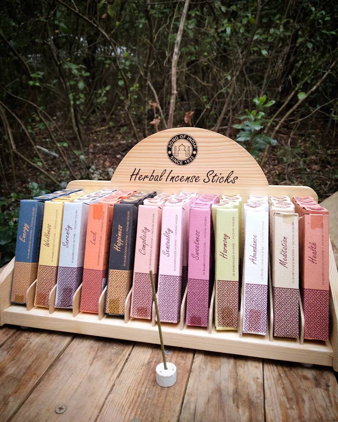 Encens Song Of India Aromatherapy Fragrances Without Bambou 100% Naturel