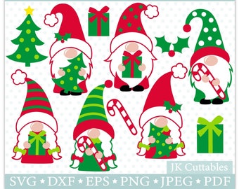 Christmas gnome svg, Christmas SVG, gnome svg, Christmas tree svg, Christmas Clipart, Cricut SVG files, Cricut crafts