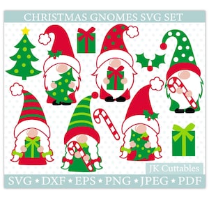 Christmas gnome svg, Christmas SVG, gnome svg, Christmas tree svg, Christmas Clipart, Cricut SVG files, Cricut Christmas Svg