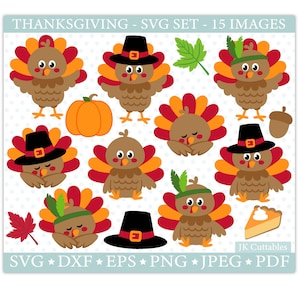 Thanksgiving SVG, Thanksgiving Turkey SVG, Fall svg, Thanksgiving clipart, Svg Files, Pumpkin SVG, Thanksgiving Cut Files, Svg Bundle