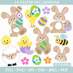 Ostern svg svg, Osterhasen svg, Osterschnittdateien, SVG-Dateien, Cricut cut Files, Silhouette cut Files