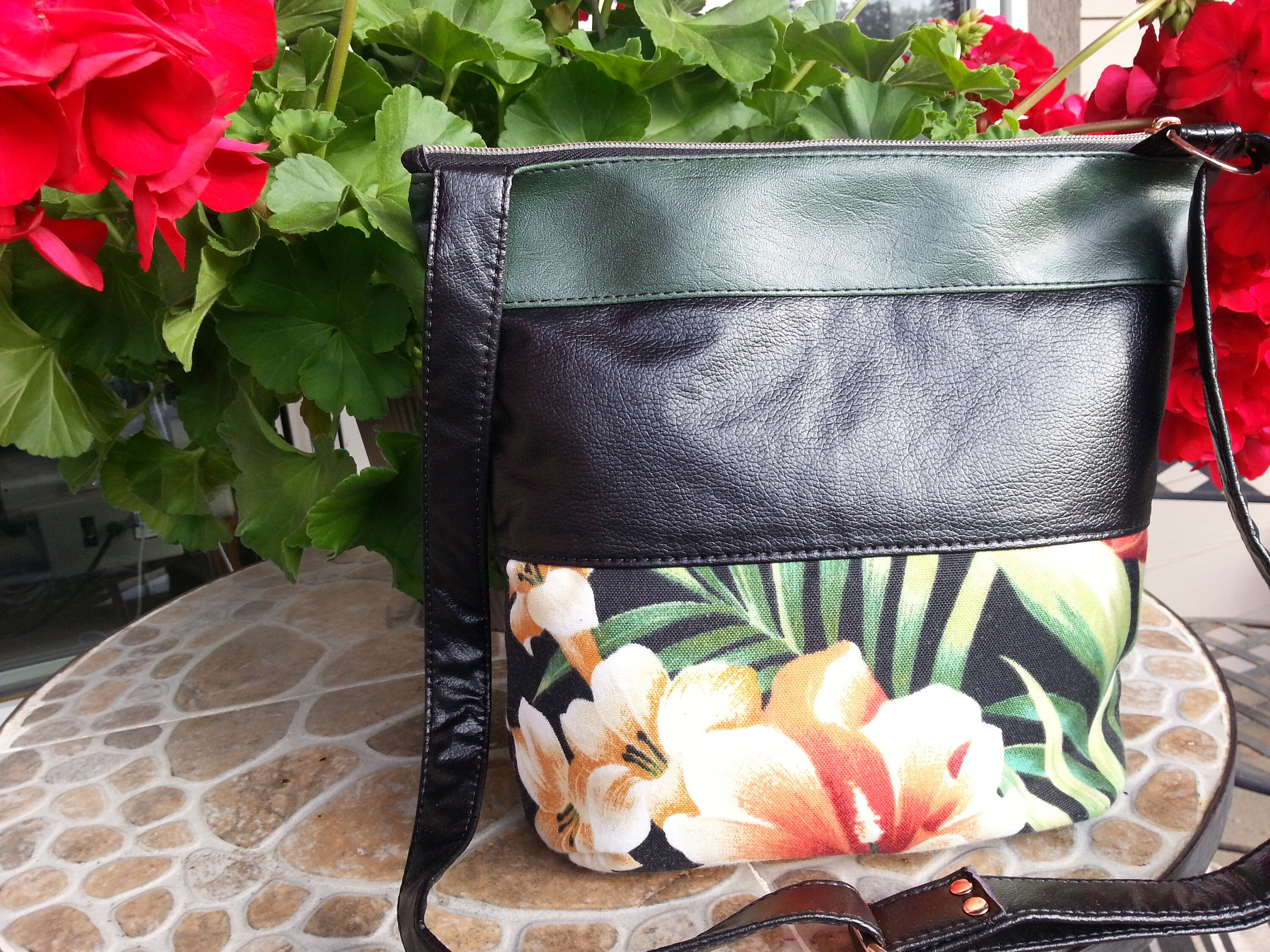TROPICAL VACATION Purse Faux Leather Crossbody Bag CRUISING Etsy