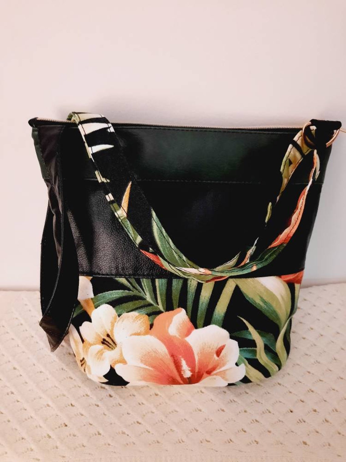 TROPICAL VACATION Purse Faux Leather Crossbody Bag CRUISING Etsy