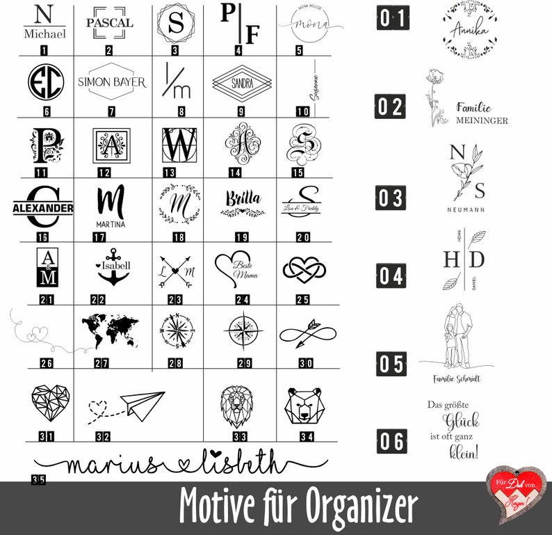 Personalisierter Organizer Dokumentenmappe Reise Organizer Bild 10