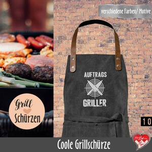 Personalisierte Grillschürze im Vintagelook Bild 5