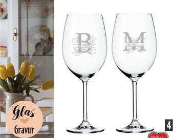 Weinglas mit Gravur, graviertes Weinglas, Rotweinglas, Weißweinglas, personalisiertes Glas, Weinglas mit Name, Weinglas individuell graviert
