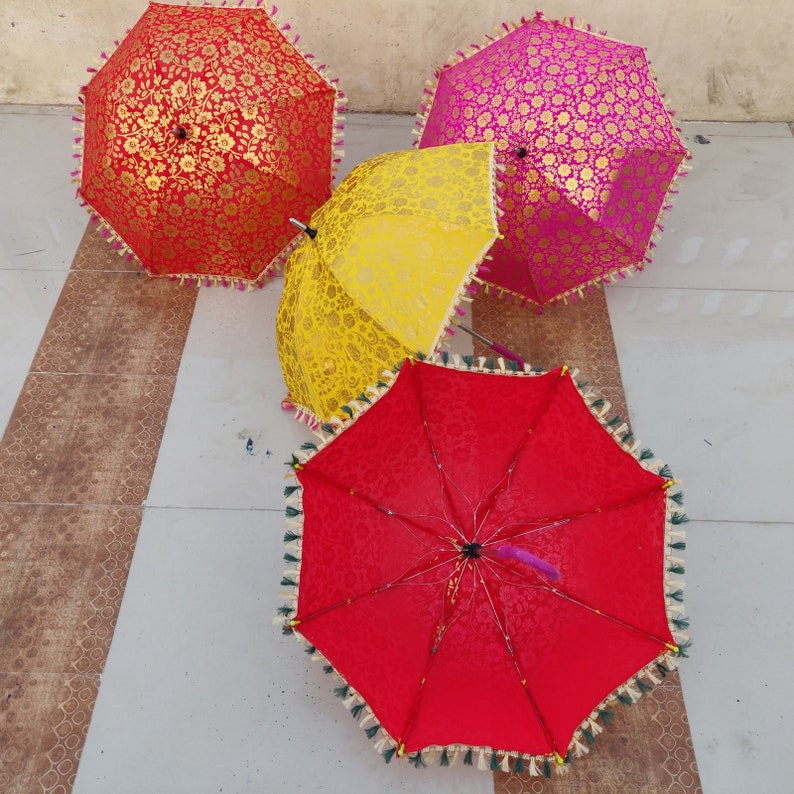 10 Pcs Mix Christmas Decor Gift Umbrella Home Decor Wedding Umbrella parasol Beautiful Party Decor Vintage indian Umbrella Parasol Decor