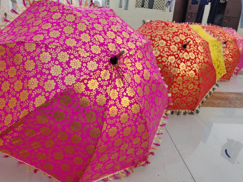 10 Pcs Mix Christmas Decor Gift Umbrella Home Decor Wedding Umbrella parasol Beautiful Party Decor Vintage indian Umbrella Parasol Decor