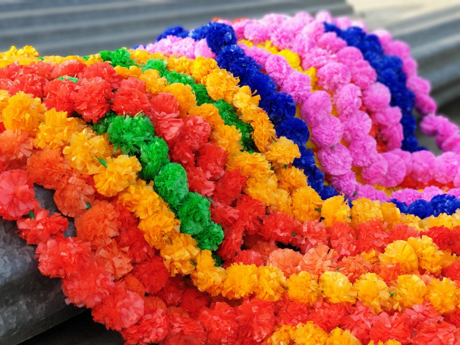 25 Pcs Artificial Garlands Marigold Flower diwali decoration Etsy