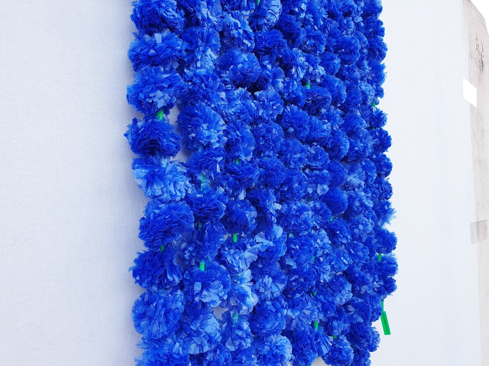 10 Pcs Blue Artificial Garlands Marigold Flower Diwali Etsy